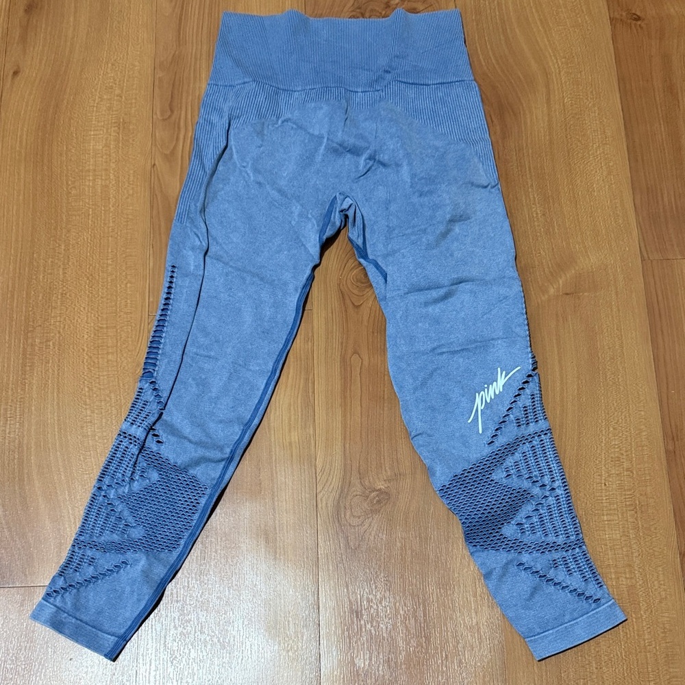 PINK Victoria's Secret Blue Leggings